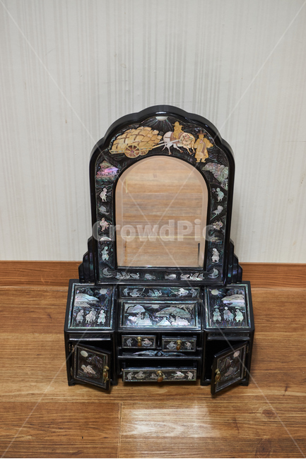 수제,자개장,화장대,미니,가구,자개,예술,예술품,빈티지,vintage,나전칠기