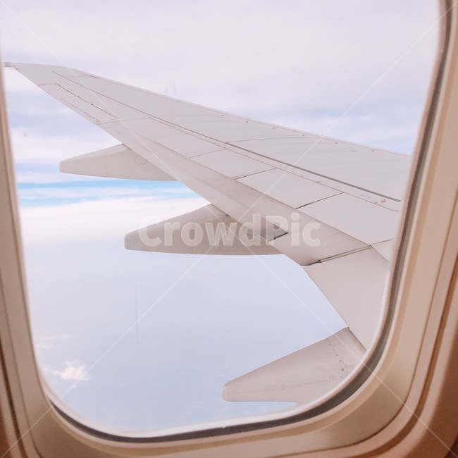 비행기,공항,창가자리,풍경,구름,하늘