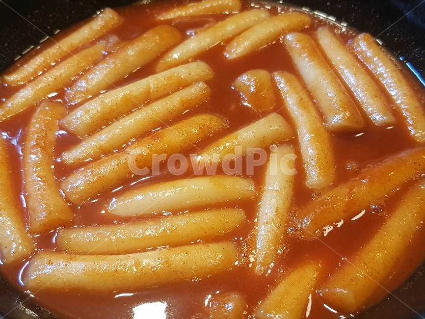 떡볶이,밀떡,간식,분식,매운음식