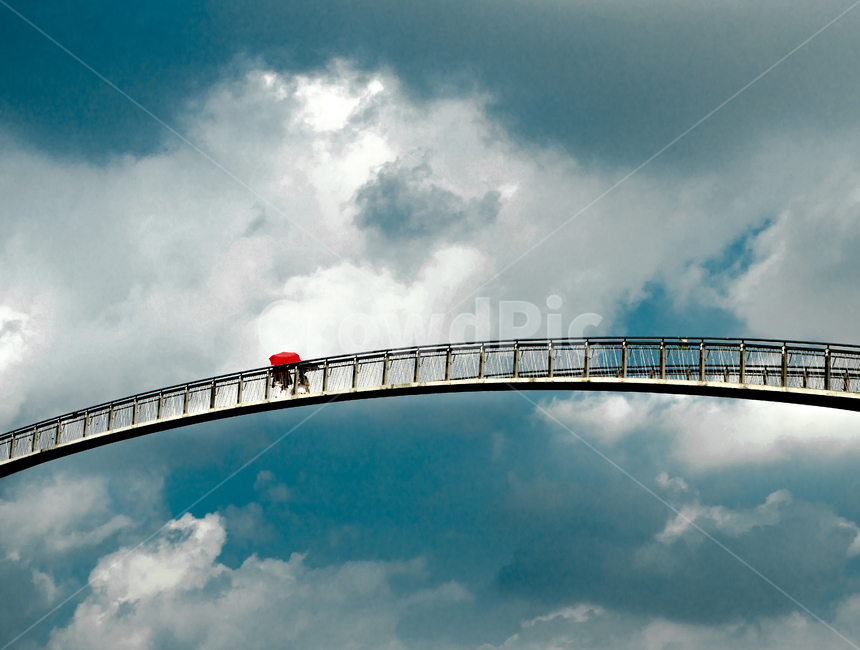 다리,bridge,감성사진,하늘,구름,우산