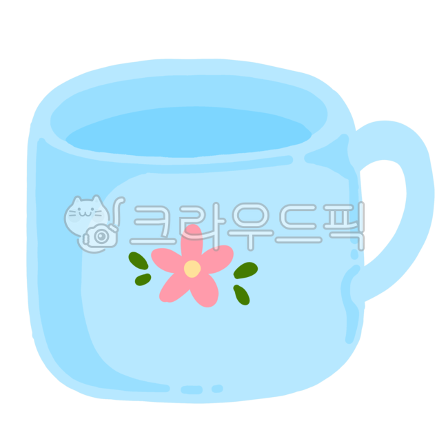 일러서트,손그림,스티커,다꾸,꾸미기,png,아이콘,장식,디자인요소,cup,컵,찻잔,컵일러스트,머그컵,물컵,꽃,꽃무늬,꽃그림