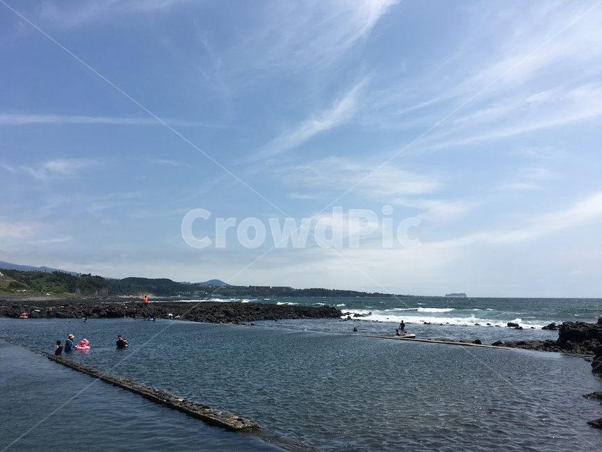 바다,ocean,푸른,하늘,구름,제주,bluesky,blueocean,clouds