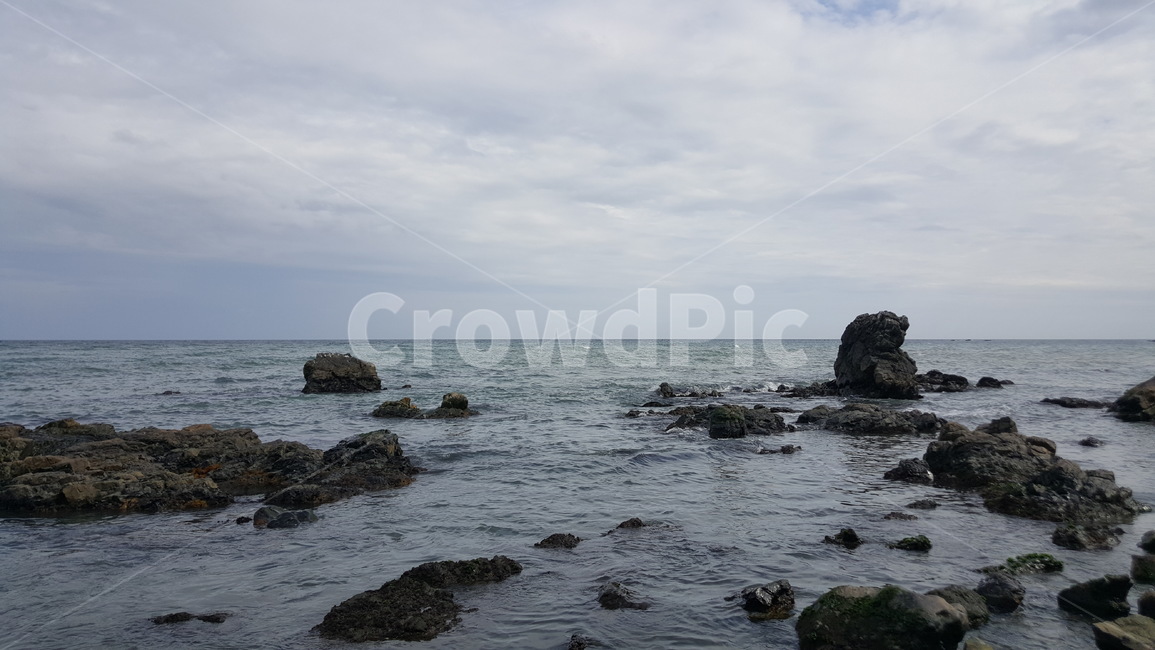 promontory,곶,바다,바위,돌바위