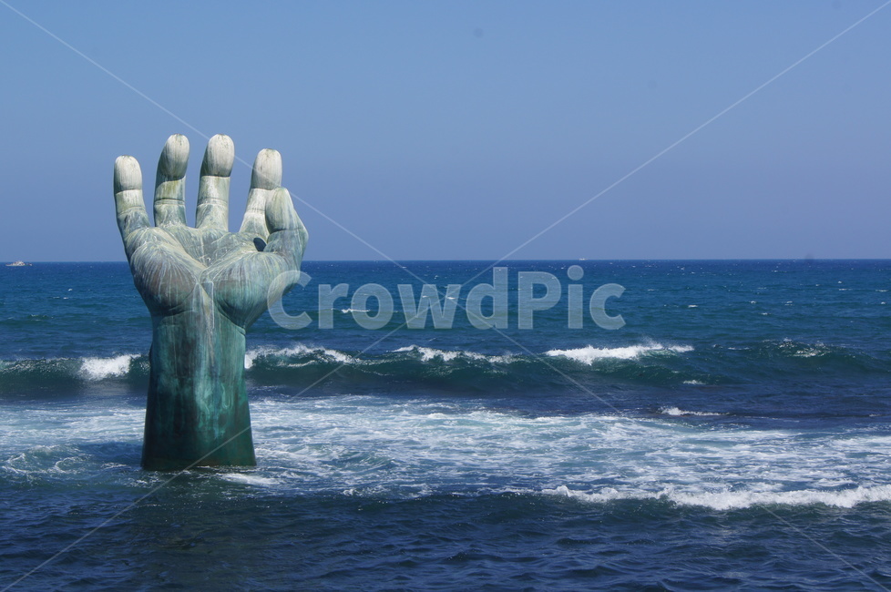 자연,바다,손,호미곶,상생의손,조각상,동상,석상,조형물,statue,bronze statue,stone statue