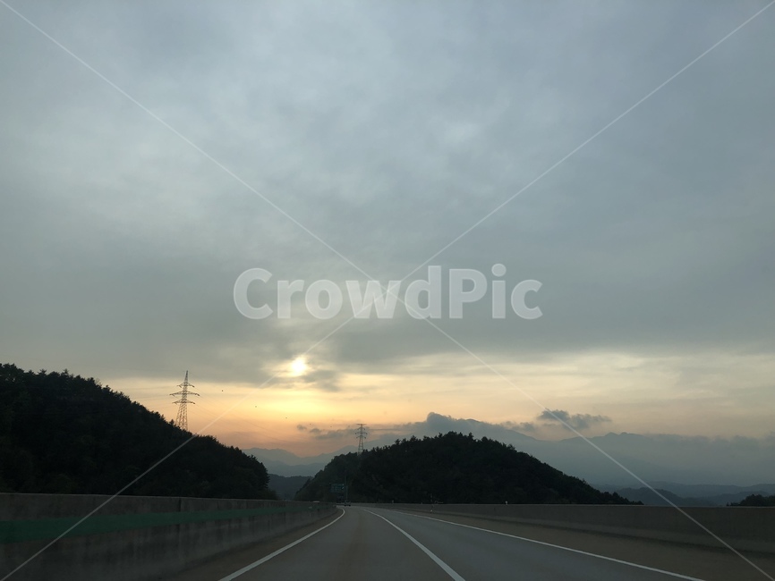 도로,고속도로,highway,노을,sunset,road