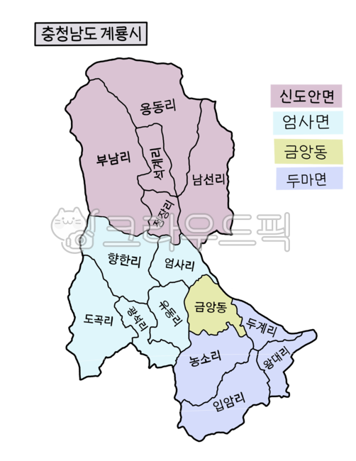 계룡시,계룡시지도,계룡시행정지도,계룡시행정구역도,충청남도계룡시,계룡시신도안면,계룡시엄사면,계룡시금앙동,계룡시두마면
