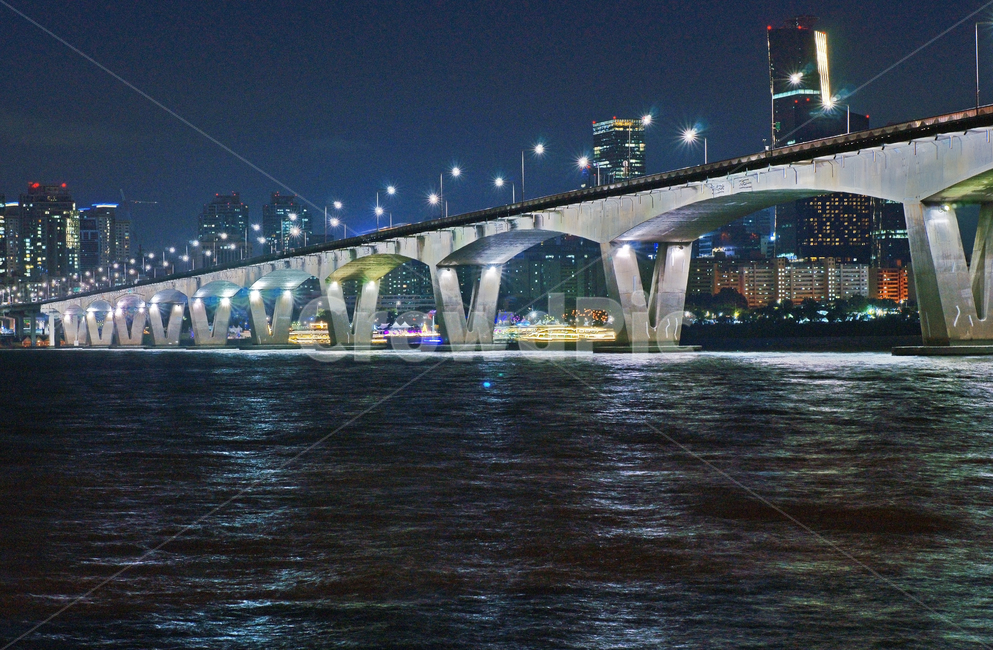 원효대교,한강다리,교량,다리,디비닥공법,야경,한강,조명,야경,밤,풍경,nightscape,night,landscape,건축물,건물외관,exterior,building,structure,architecture,construction,bridge,건물