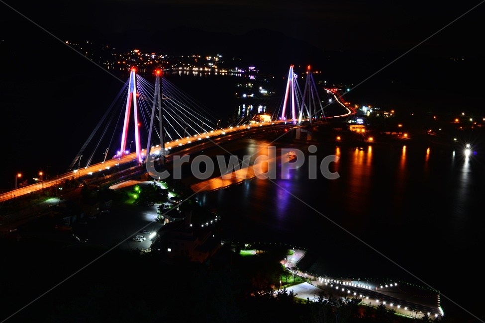 building,건물,bridge,다리,road,도로,진도,진도대교,대교,진도대교야경,야경,해변,해변야경