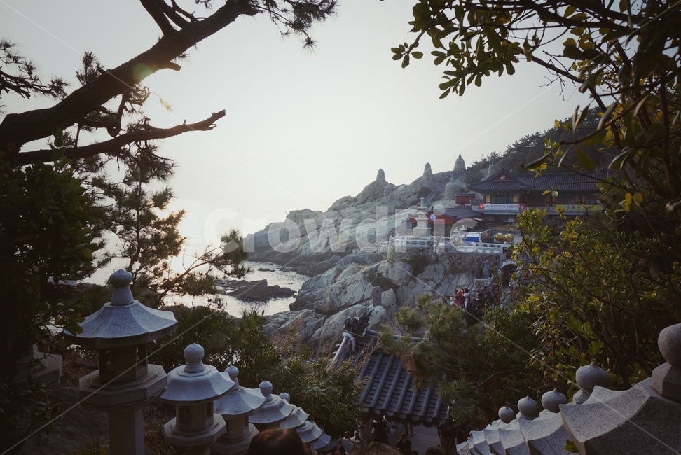 옥외,outdoors,바다,해수관음상,절