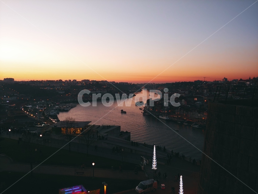 풍경,유럽,포르투갈,포르토,감성사진,porto,따듯함,노을,해질녘,도우강,야경,밤,풍경,nightscape,night,landscape,도시,city,nature,자연,outdoors,옥외,경치,scenery,aerial view,조감도