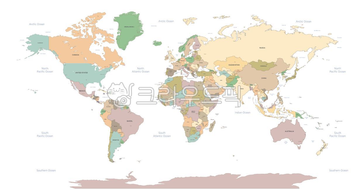 세계지도, 월드맵, world, map, 대륙, 사진,이미지,일러스트,캘리그라피 - tunasalmon작가