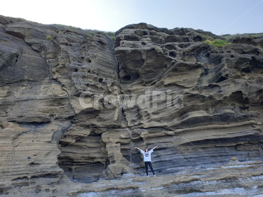제주도,서귀포시,바다,하늘,용머리해안,해수욕장,바닷가,제주바다