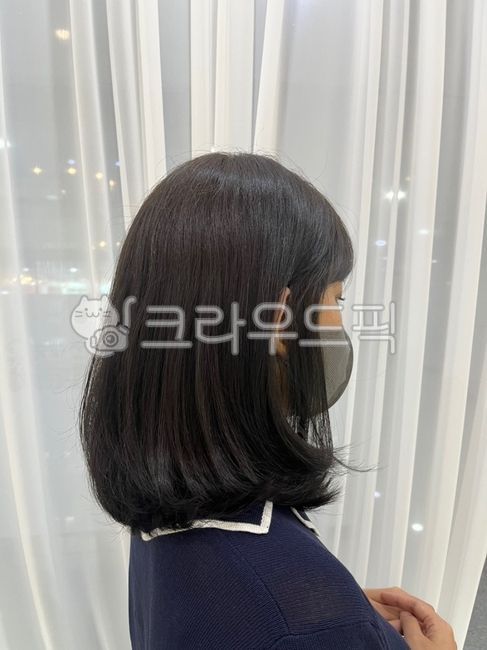 hair,미용실,중단발,단발,단발머리,c컬펌,레이어드컷,검정색머리,헤어스타일,빌드펌