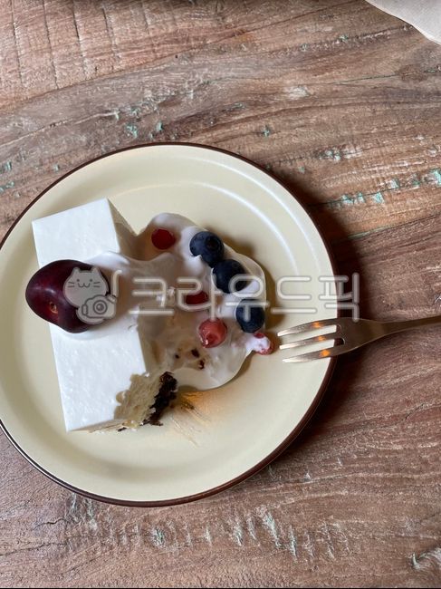 디저트,케이크,먹방,블루베리,카페