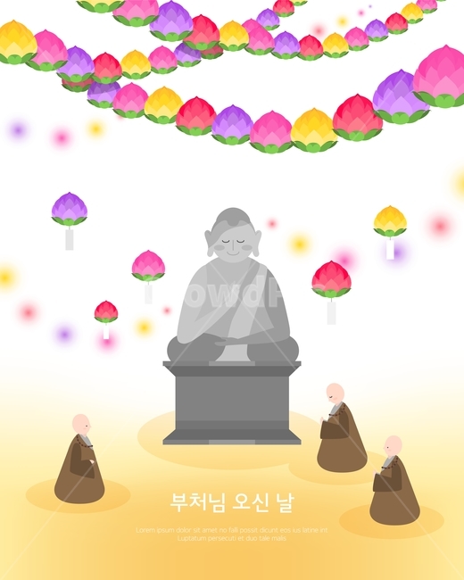 연등,스님,종교,석가탄신일,전통,기념일,종교,신앙,religion,belief,faith,그래픽,일러스트레이션,graphic,illustration