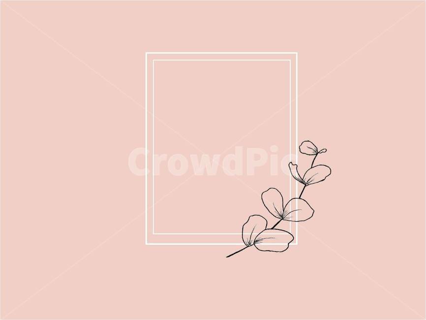 식물,잎,손그림,심플,간단,보타니컬,라인아트,일러스트,배경,템플렛,파스텔,분홍,plant,leaf,drawing,simple,background,template,그래픽,일러스트레이션,graphic,illustration