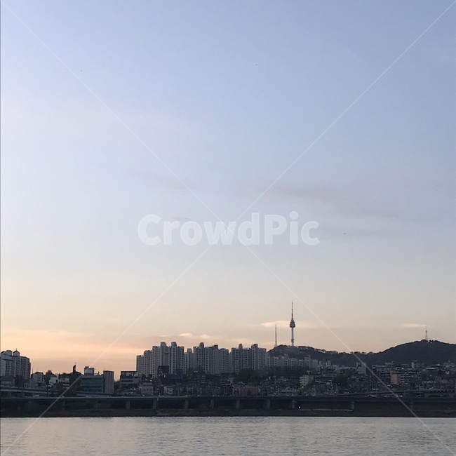 한강,노을,저녁,하늘,배경화면,도시,풍경,city,landscape,한국도시풍경,한국도시경관,korea cityscape,nature,자연,outdoors,옥외