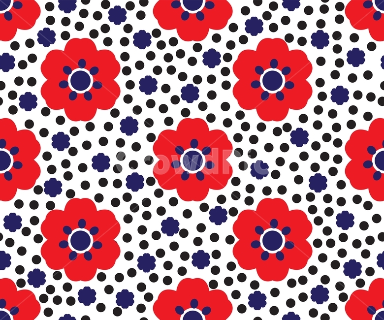 꽃,flower,도트,dots,빨간색,점,red,floral,패턴,pattern,seamless,배경,background,스칸디나비아스타일,vector,벡터,그래픽,일러스트레이션,graphic,illustration,텍스처,질감,패턴,texture,pattern