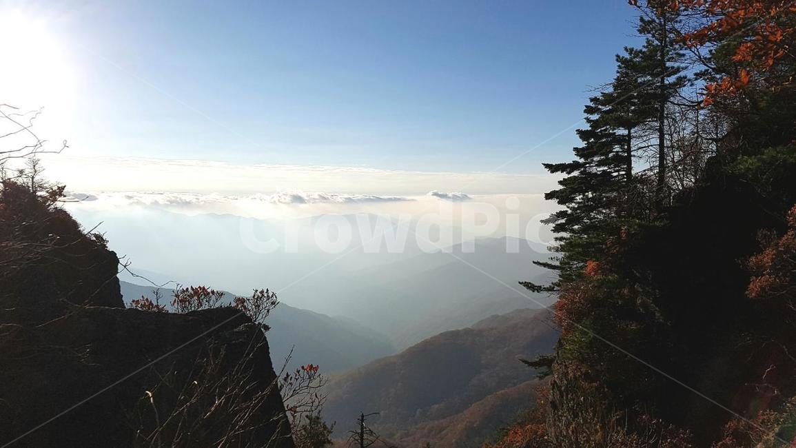 지리산,운해,연봉,가을,단풍,자연,풍경,nature,landscape,outdoors,옥외,mountain,산