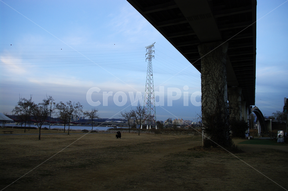 서울,한강,하늘,구름,풍경,철탑,나무,공원,다리,건축물,건물외관,exterior,building,structure,architecture,construction