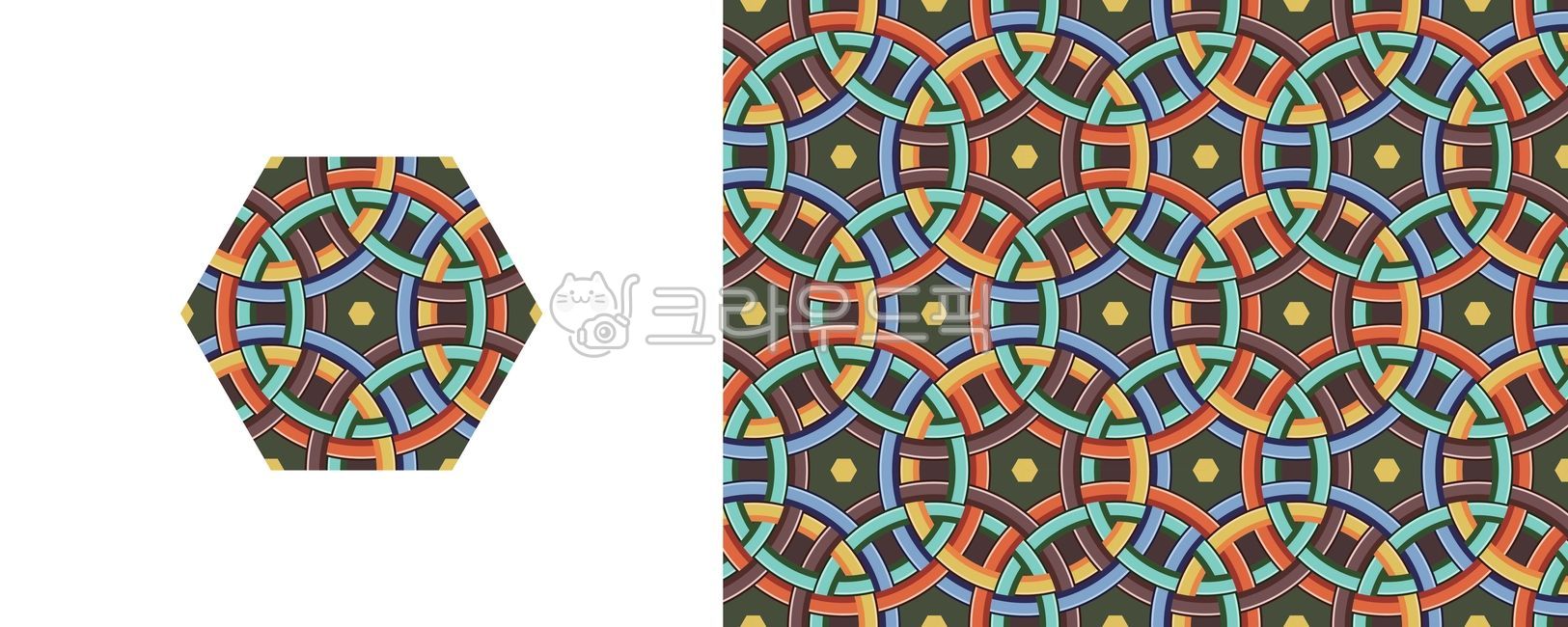 Korean traditional pattern,oriental pattern,Dancheong pattern,continuous pattern,Korean traditional dancheong,Korean pattern,hexagon pattern,traditional art,temple decoration,temple art,Korean traditional patterns,Dancheong