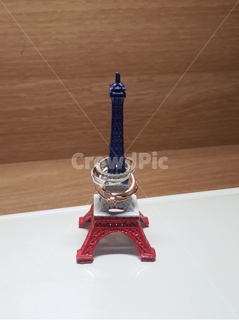 에펠탑,반지,ring,다이소에펠탑,은반지,로즈반지,미니어쳐,eiffeltower,daiso