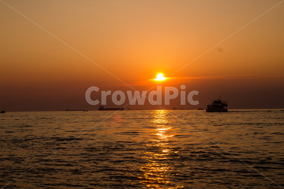 바다,대만,노을,해질녘,sea,outdoors,옥외,nature,sunlight,햇빛,보트