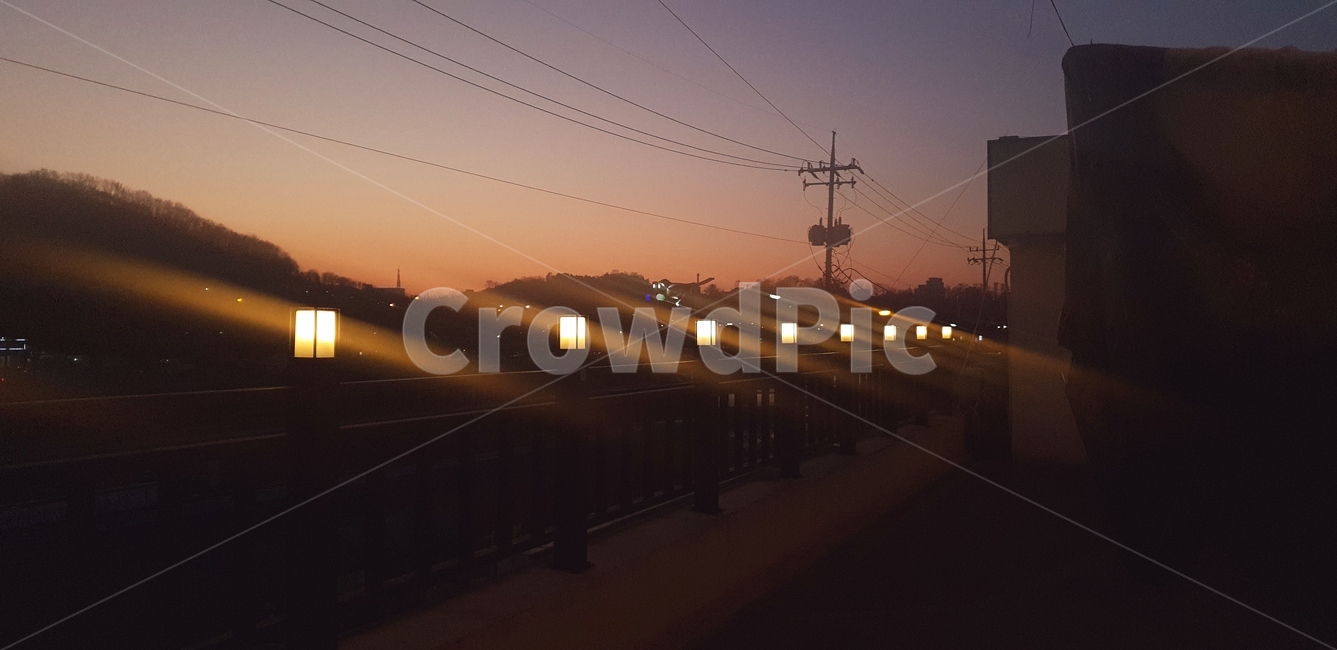 풍경,감성,배경,옥상,노을
