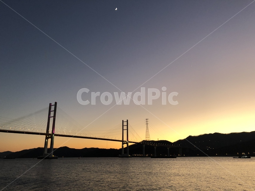 일몰,마창대교,겨울,창원일몰,마산,바다,sunset,경치