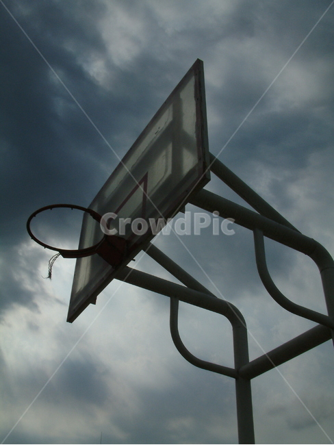 hoop,하늘,어두운,농구,골대,농구골대,basketball,sky,dark