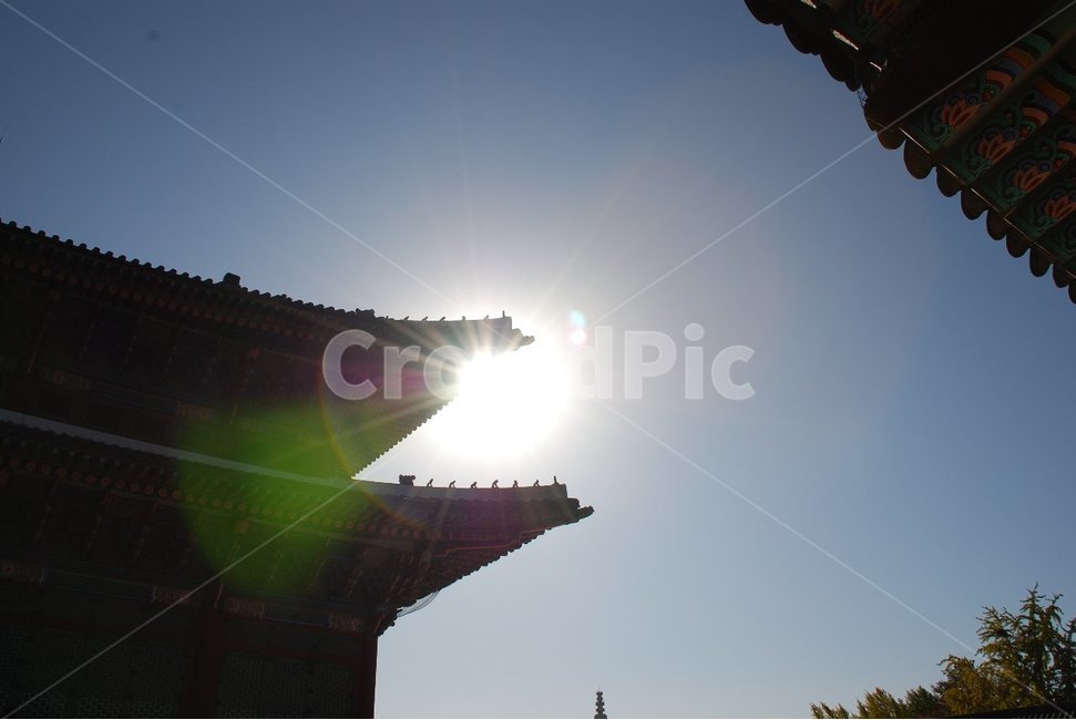 플레어,light,빛,sunlight,햇빛,고궁,한국전통,한국문화,korean traditional,korean culture,건축물,건물외관,exterior,building,structure,architecture,construction