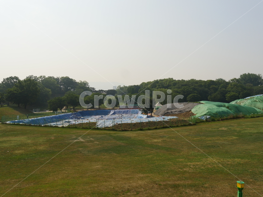 공사,잔디,올릭픽공원,나무,발굴,자연,풍경,nature,landscape,grass,plant,식물,outdoors,옥외,field,들