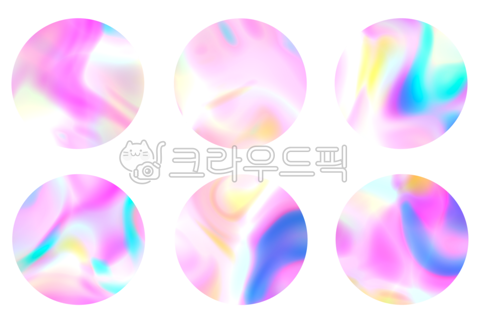 홀로그램,원,도형,원형,그라데이션,배경