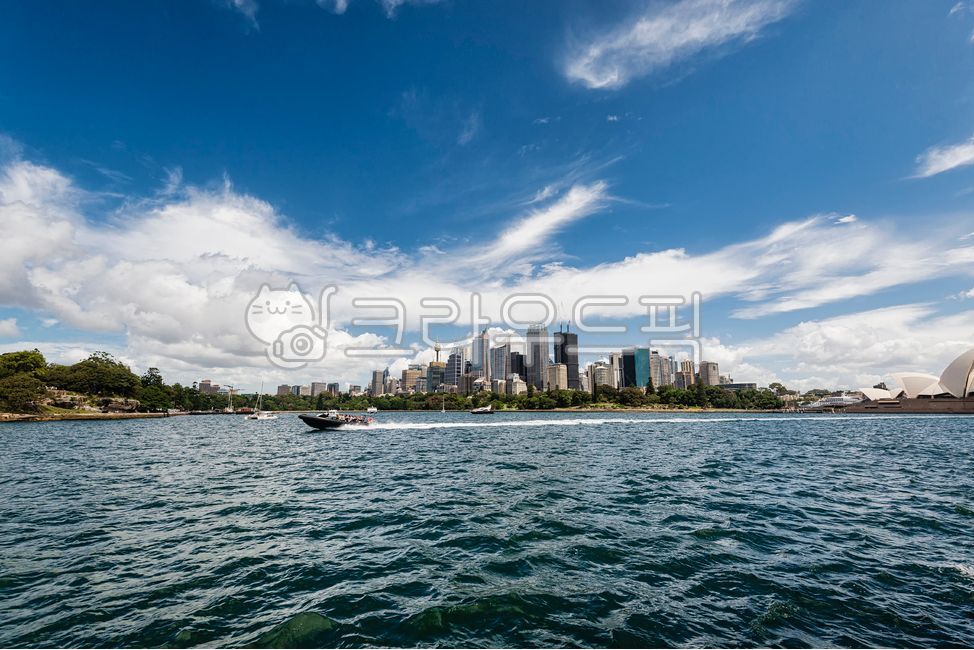 시드니,호주,오페라하우스,도시경관,고층빌딩,비지니스,경제,발전,모던,마천루,건축,경관,경치,오피스빌딩,배,크루즈,여객선,항구,만,랜드마크,관광지,유명장소,파란색,바다,강,city,도시,architecture,건축학,building,건물,cityscape,도시경관,metropolis,중심지,operahouse,오페라극장,water,물,waterfront,워터프론트,boat,보트,transportation,운송,사무실건물,officebuilding,weather,하늘,sky,옥외,outdoors,자연,nature,적운,cumulus,구름,cloud,여름,화창한,날씨,공원,식물,나무