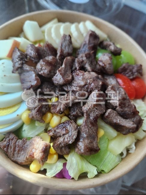salad,meat,Pork neck salad,food