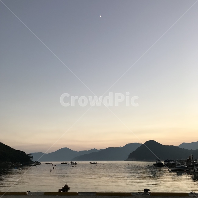 해질녘,노을,감성,하늘,바다,자연,풍경,nature,landscape,산업,industry,industrial,어업,fishery,fishing industry,water,물
