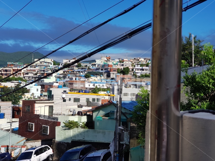 풍경,가을,가을풍경,산동네,선선함,하늘