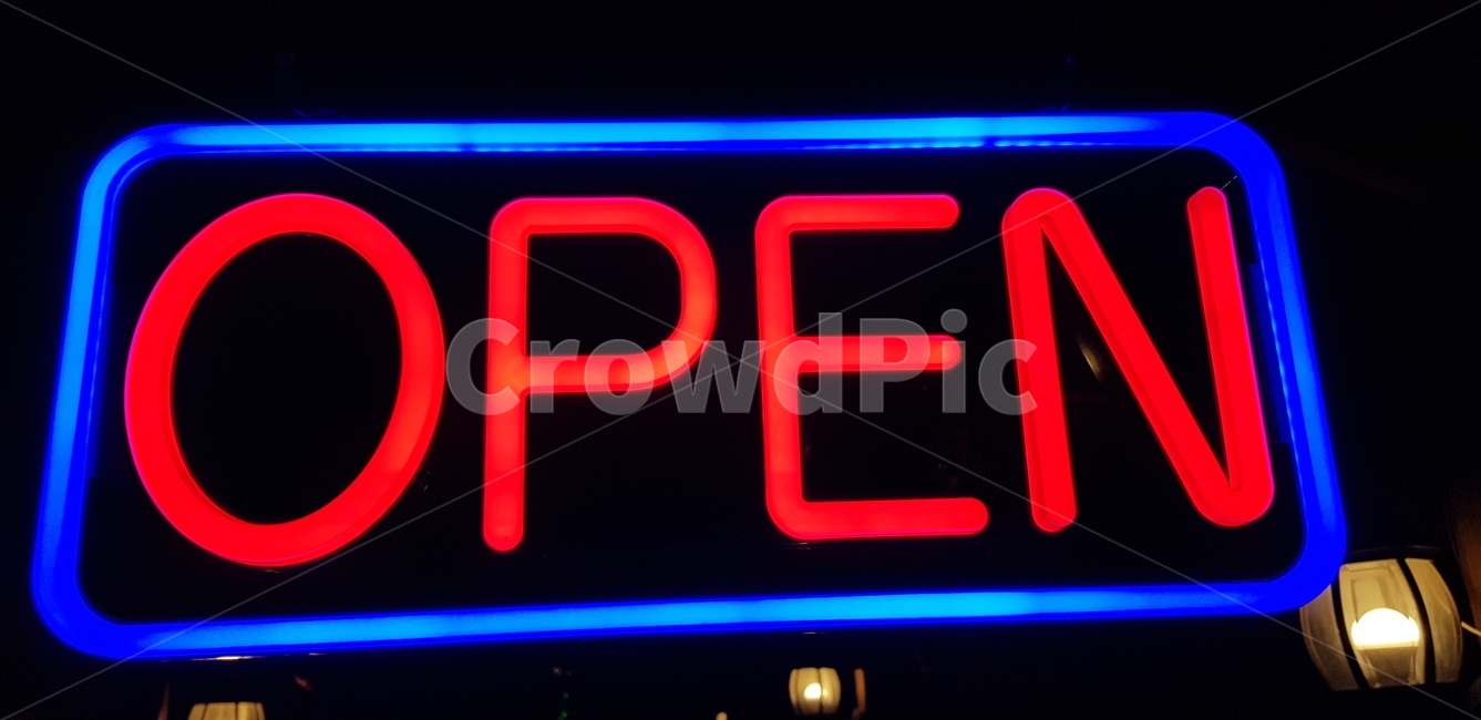 조명,네온,open,영어,저녁,밤,neon,light