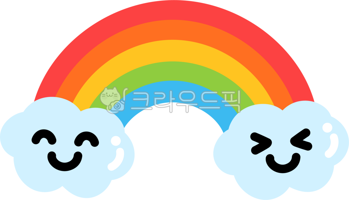 Rainbow,Rainbow,Rainbow character,Clear,Weather,Rainbow weather,Cute rainbow,Pretty rainbow,Cloud