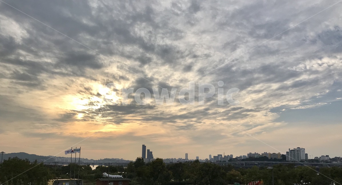 옥외,자연,구름,석양,햇빛