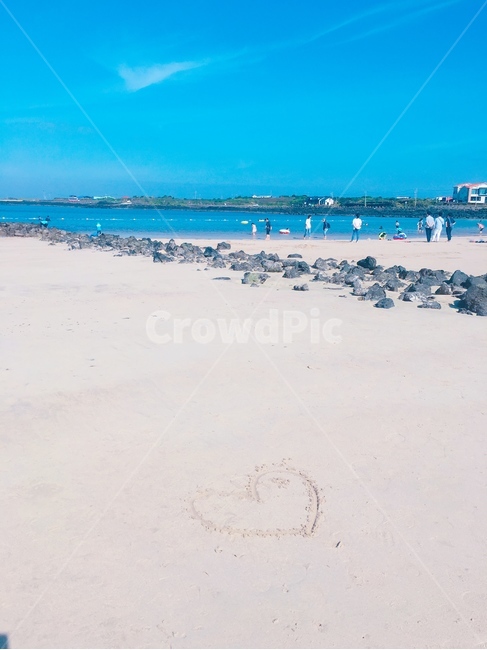 제주도,하트,해변,바다,모래,태양,해변,바다,beach,sea