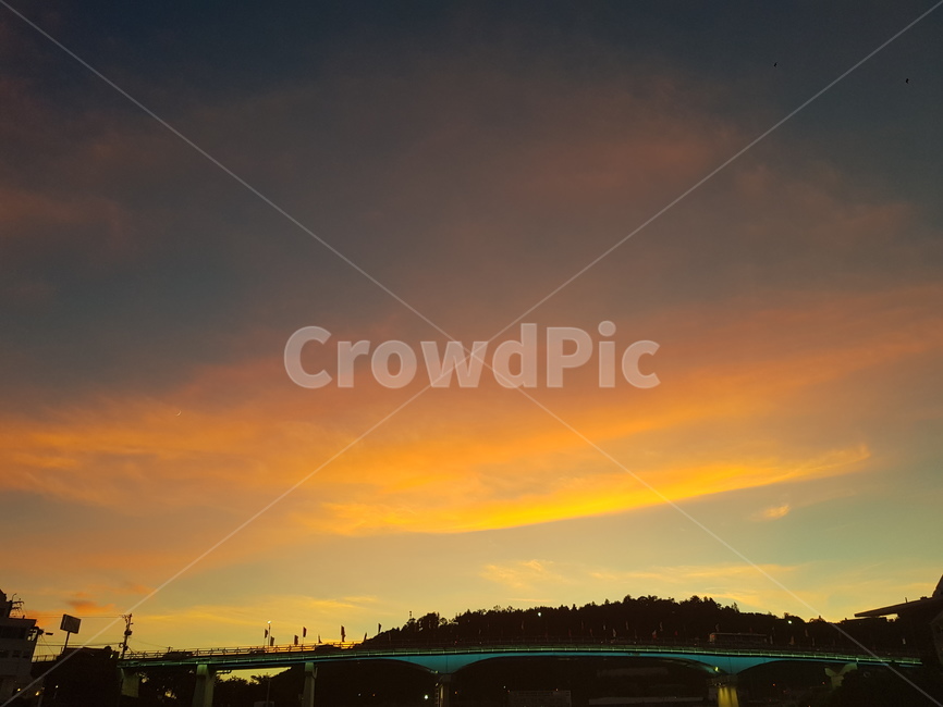 구름,노을,하늘,sky,풍경