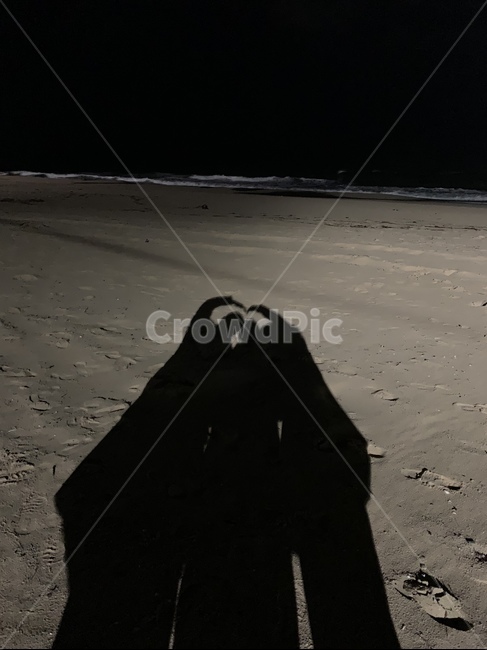가족,사랑,그림자,바다,행복,해변,바다,beach,sea,야경,밤,풍경,nightscape,night,landscape,인물실루엣,사람실루엣,character silhouette,human silhouette