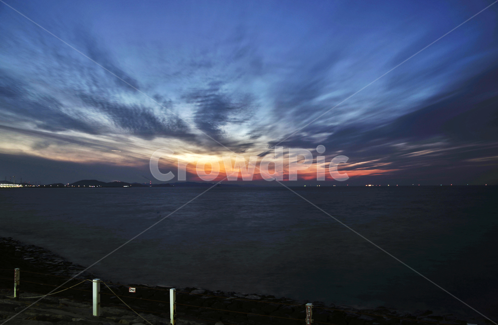 Sihwa Seawall,Ansan,sunset,Sihwa Narae Tidal Park,Sihwa Lake,Daebudo,west sea