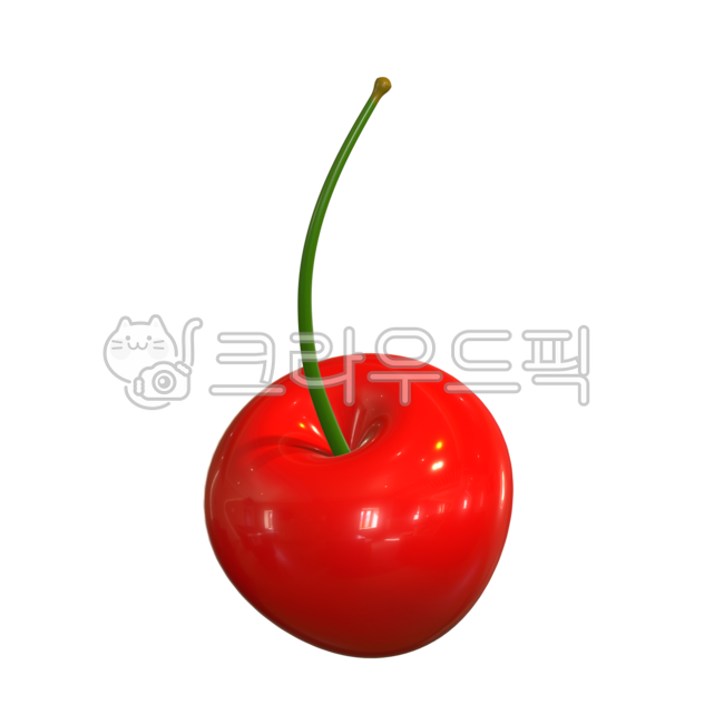 cherry,USA,deco,solid,fruit,snack,adornment,png,sticker,food,3d,3d object,fresh fruit,Dakku,dessert,fresh,Dessert Deco,object