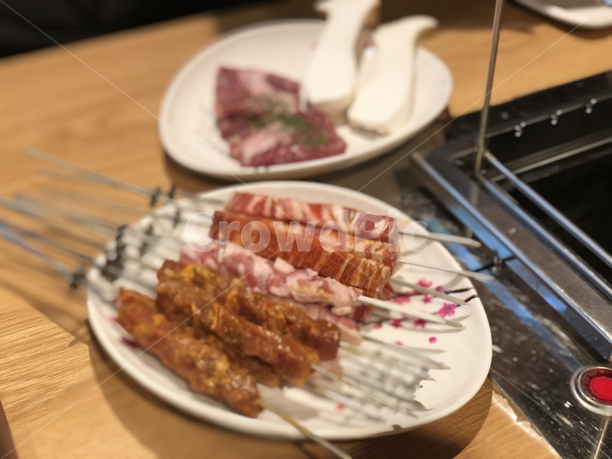 Lamb ribs,lamb skewers,stick,Chinese food