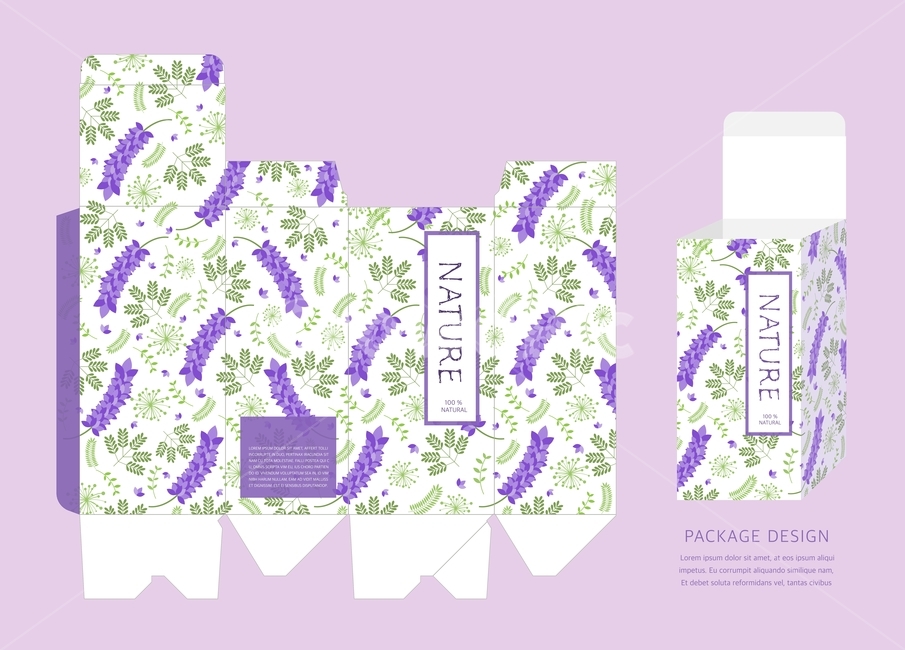 라벤더,잎,자연,박스,패턴,포장디자인,패키지디자인,그래픽,일러스트레이션,graphic,illustration