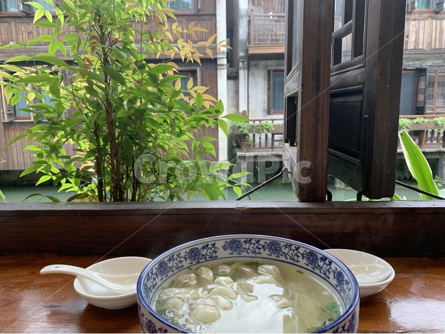 훈툰,접시,창문,풍경,나무