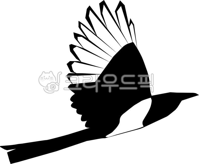 Magpie,New Year's Day,I'm a magpie,magpie silhouette,black bird,white wing,magpie,flying bird,silhouette
