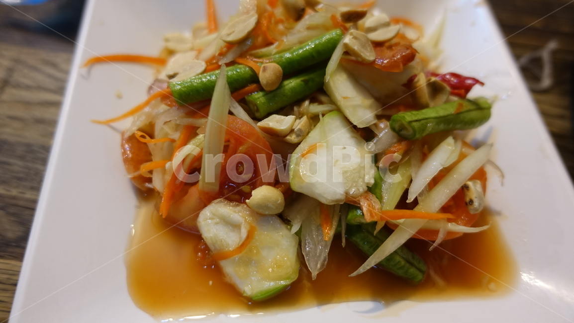 vegetable,야채,채소,쏨땀,food,음식